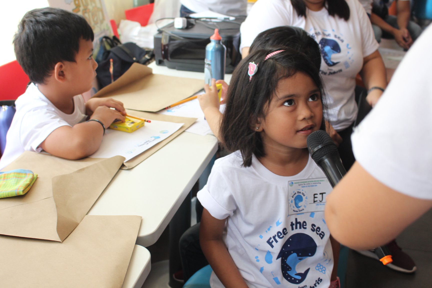 DENR underscores the role of children in protecting the ocean
